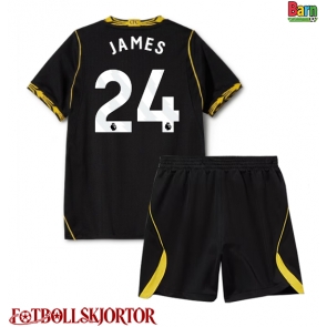 Chelsea Reece James #24 Borta Kläder Barn 2026-27 Kortärmad (+ Korta byxor)